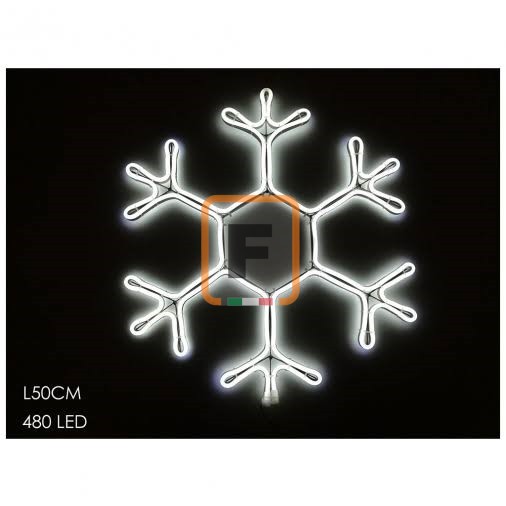 Luci di Natale a Fiocco di Neve, cm 53x53